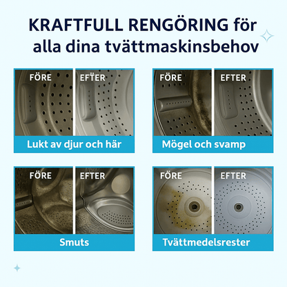 Tvättmaskins - Detox Tabletter - LUNAYA